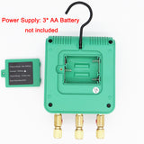 Electronic fluoride count display manifold tester Refrigerant vacuum gauge Air conditioning leak detection R134