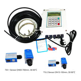 TUF-2000SW Ultrasonic TS-2/TM-1/TL-1 Sensor Liquid w Meter Wall-Mounted 4-20mA ModBus RS-485 Protocol wmeter