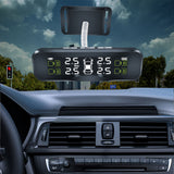 High Precision Car Pressure Monitoring System Solar TPMS Sensor Angle Adjustable Winderscreen Suction Tire Tester Universal