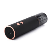 1pc Electric Wine Bottle Openers Rechargeable Electric Wine Bottle Opener, Wine Gift Automatic Wine Opener With Foil Cutter, Black