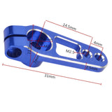 5PCS Aluminum Alloy 31mm 25T Steering Servo Arm Horn for Futaba Sakura D4 1/10 RC Drift Car Crawler Parts,Red