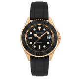 PINTIME Watches Luxury Men Sports Fashion Quartz Wristwatch Silicone Strap Stainless Steel Cover Leisure Waterproof Date Reloj