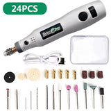 USB Cordless Engraving Pen Woodworking DIY Rotary Tool Kit For Jewelry Metal Glass Mini Wireless Drill Variable Speed