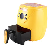 Children's Simulation Smart Air Fryer Puzzle Play House Mini Kitchen Color Changing Cooking Toy Set Cartoon Red