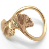 Ginkgo Leaf Rings,Metal Napkin Holders For Wedding Party And Daily Use,Complement To Your Dinner Table Decor