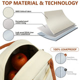 Thermostatic waterproof constant temperature cold plate, portable reusable lunch bag, handle