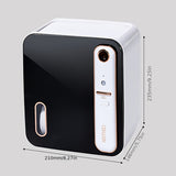 1pc Smart Aromatherapy Toilet Tissue Box, Toilet Paper Holder With Storage, Wall Mounted Tissue Dispenser Container, Toilet Paper Roll Storage Rack, Bathroom Accessories