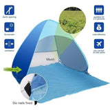 Automatic Instant Beach Shade Sun Shelter Tent Canopy Outdoor Camping Hiking Fishing Equipment