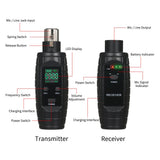 UHF Professional Wired to Wireless Microphone Converter Micphone Transmitter & Receiver 571~598MHz Receiving Transmission