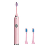 Portable Electric Smart Sonic Adult Soft Hair Toothbrush Cleaner Whitening Teeth Battery Rechargeable Home Waterproof