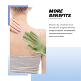 4 Pair Shower Bath Gloves Exfoliating Wash Skin Spa Massage Body Scrubber Cleaner