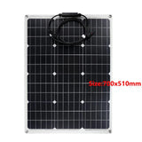 300W 18V Flexible Solar Panel Kit - With Controller Power Bank for Outdoor, Phone, iPad, Camping, RV, Car, Boat