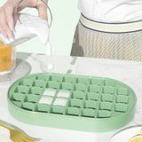 Silicone Tray 72 Grid Food-Safe Cube Mold Large-Capacity Ice-Making Container Ice Storage Box