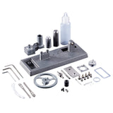 Stirling Engine Assembled DIY Power Generation LED Light Steam Heat Education Model Scientific Experiment Toy
