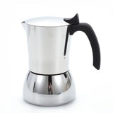 1pc Hand-Washing Stainless Steel Moka Pot - 200ml/300ml - Thickened Coffee Machine for Black Espresso and Coffee Extraction