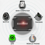 BlackBird Heart Rate Sensor Support ANT+ Bluetooth Outdoor Sport Monitor Chest Strap Belt for Wahoo Garmin CS1 Cadence speed