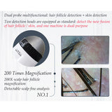New 15inch HD Scalp/Skin /Hair Follicle Detector 16G Electric UV Testing Analysis Magnifier Professional 50X/200X Skin Analyzer