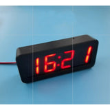 USB 5V 12V CAR GPS Beidou Timing 12/24 Hours Electronic Clock LED Digital TIME Display Power Off Memory Watch