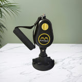 Resistant Band Abdominal Muscle Stimulator with Suction Cup Pulley Fitness Rope Trainer - 360 Degree Rotating for Home Gym