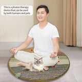 Infrared Heating Photon Powered Crystal Pad Therapy - Negative Ion Gemstone Warmth for Dogs and Cats. Pet Massage Cushion.