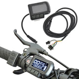 1pc E-Bike EN06 Control Panel 24-48V For Electric Bicycle Scooter 5pin/6pin LCD Display With Adapter Cable Bicicleta