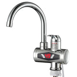 Instant Heater Faucet Tankless Heaters Kitchen Hot Water Tap Bathroom Heating Electric 220v Stainless Steel Shell