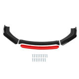 Universal Front Lip Spoiler Chin Body Kit PP Auto Car Exterior Aerodynamic Parts Bumper Diffuser