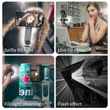 Mini Tripod L15 Selfie Stick Foldable Photo Live with Fill Light Wireless Bluetooth Remote Shutter For IOS Android Smartphones