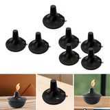 Metal Table Top Outdoor Lightweight High Capacity Rust Resistant Landscape Lanterns Torch for Garden Party Deck Decor Yard
