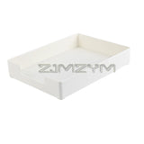 Creative Desktop Storage Box Simple Square A4 Desk Organizer Tray For Letter Paper Stationery Office Magazine Rack