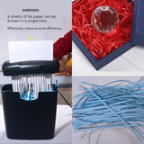 Small Size A4 Grinder For Household Paper Cutter Mini Gear Electric Automatic Bill Shredder Office Electronics