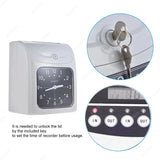 Electronic Employee Clock Attendance hine or Card Recorder Time Recording for Office Factory Warehouse