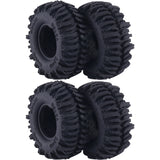 4Pcs 55x24mm 1.0 Rubber Tire Wheel Tyre for 1/18 1/24 RC Crawler Car Axial SCX24 AX24 FMS FCX24 TRX4M Upgrade Parts