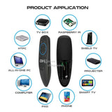 G10S Pro Voice Air Mouse with 6-axis Gyro Sensing Mini Wireless Smart Remote Control Backlit IR Learning for H96 X88 PRO X96 MAX Android TV Box