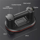 Smart Display Large Electric Suction Cup - 300KG Load Heavy-Duty Glass Tile Lifter with 4000mAh Vacuum Suckers Lifting Tool
