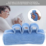 Fingers Separation Pad Soft Cotton Anti-Bedsore Elder Bedridden Patients Finger Caring Accessory Maximum Protection (Light Blue)