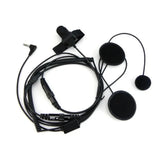 Motorola Motorcycle Helmet Headset Finger PTT Dual Speaker Walkie Talkie Earpiece for TLKR T3 T4 T60 T80 MR350R Radio Accessory