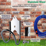 Garden Hose Holder Heavy Duty Garden Hose Hanger Wall Mount Fit For Water Hose, Extension Cords, Air Compressor Hose