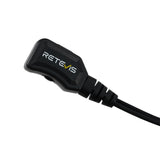 EAK007 High end walkie talkie air guide earphone with adjustable volume and Kevlar cable/electromagnetic type