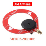 MALACHITE Donut Medium Wave 500-2000KHz Shortwave 4M-24MHz AM MW/SW Mini Ring Antenna TOP3M9037 Signal Amplifier