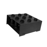 Barbell Fit 2 inch or Stand Home Gym Sturdy Steel Weight Bar Holder for Dumbbell Handles Curl Bars Commercial