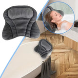 Cups Bathtub Z0f6 Suction Massage 1pc Back Spa Neck Spongy Bath Cushion 3d Tool With Relaxing Soft Pillow