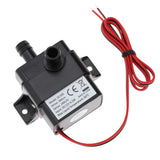 Anself Ultra-quiet Mini DC12V 4.2W Micro Brushless Water Oil Pump Waterproof Submersible Fountain Aquarium Circulating 240L/H