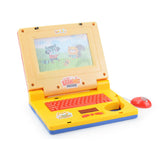 Kids Laptop Electronic Toys Educational Learning Computer Sound Rose Red Yellow Plastic Mouse Keyboard Fun Music