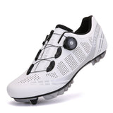 Mountain road bike all season hard soled, men's and women's breathable, lock free riding shoes, assisted cycling shoes