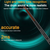 Electric Portable Air Drum Set with Drumsticks - Professional Smart Electronic Drum Set for Beginners, Children, Adults