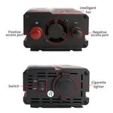 Peak 2000W Inverters Modified Sine Wave Solar Power DC 12 To AC 220V Voltage Transformer Car Adapter Charging Converter