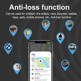 Mini GPS Tracker with Find My APP Reminder for Iphone Locator Smart Bluetooth Anti Lose Children Lage Pet Bags Key Global