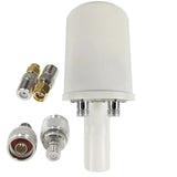 Mesh Dual Polarization Antenna Horn 1700-4200Mhz Wifi 3G 4G 5G Parabolic Dish Reflector 2X 32Dbi Only Feed
