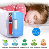 Portable Refrigerator 12V 4L Mini Fridge Car Truck Use Low Temperature Preservation, Insulation for Travel Camping